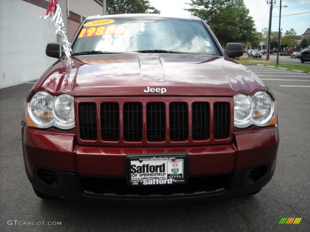 2008 Grand Cherokee Laredo 4x4 - Red Rock Crystal Pearl / Dark Slate Gray/Light Graystone photo #7