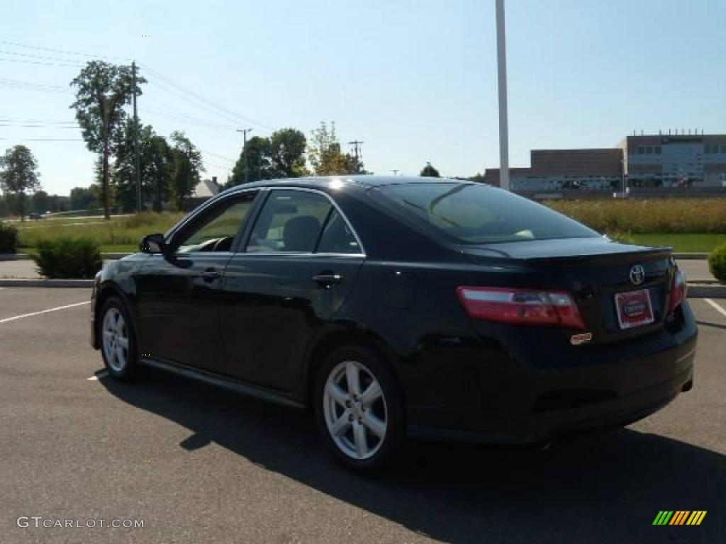 2007 Camry XLE V6 - Black / Dark Charcoal photo #3