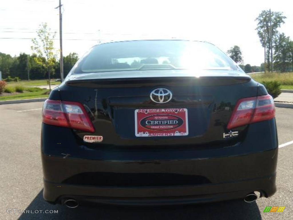 2007 Camry XLE V6 - Black / Dark Charcoal photo #4