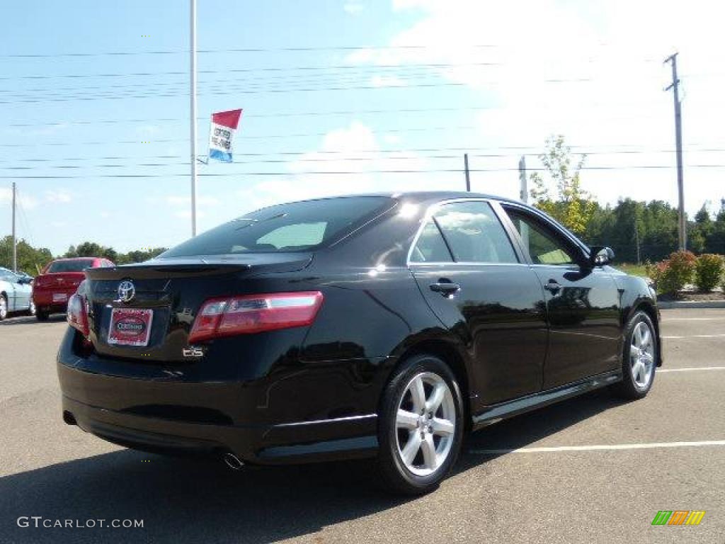 2007 Camry XLE V6 - Black / Dark Charcoal photo #6