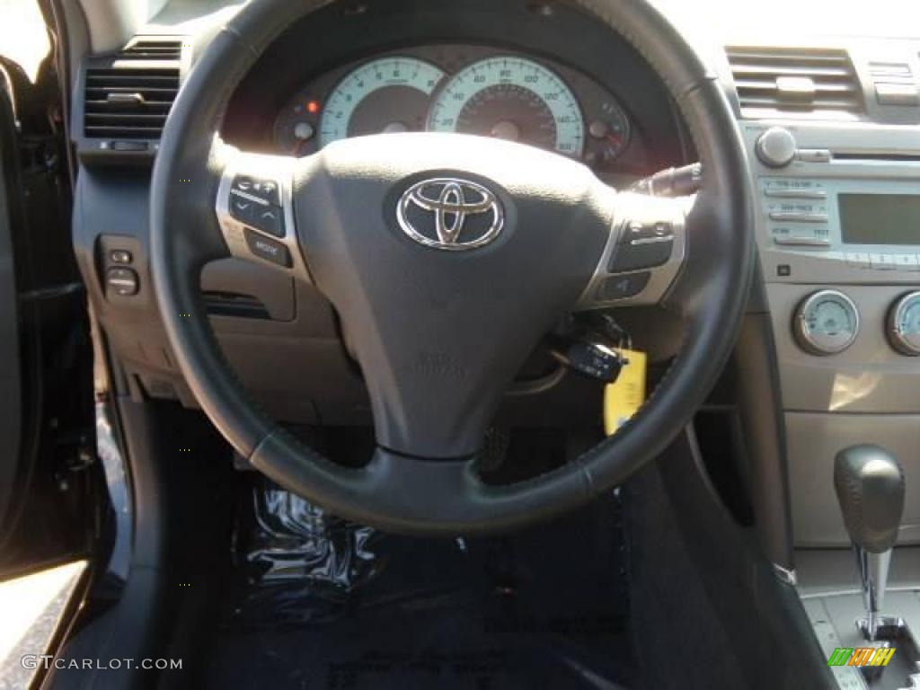 2007 Camry XLE V6 - Black / Dark Charcoal photo #14