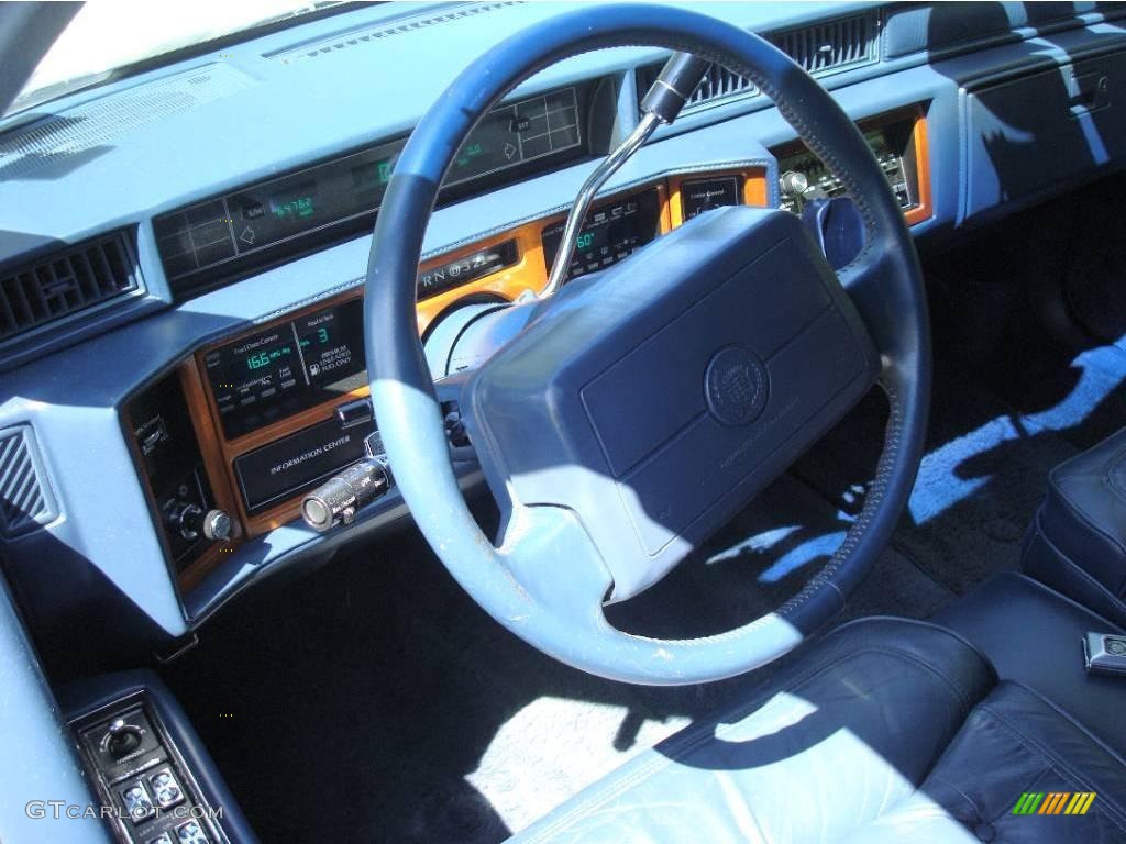 1990 Fleetwood Sedan - White / Blue photo #11