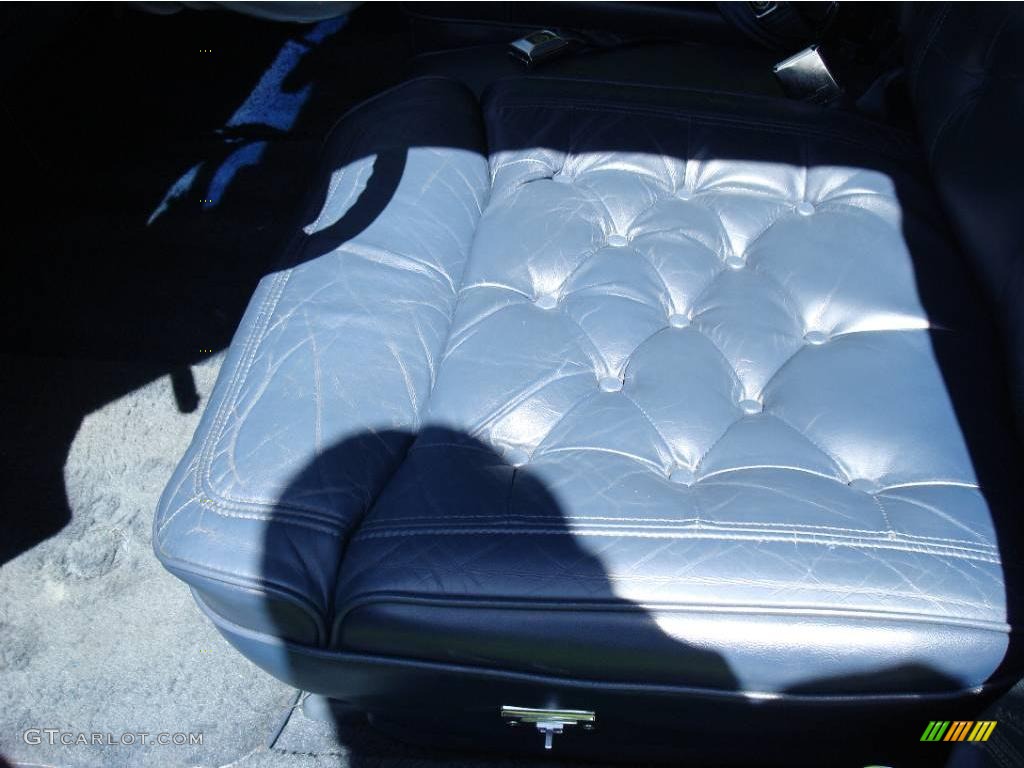 1990 Fleetwood Sedan - White / Blue photo #15
