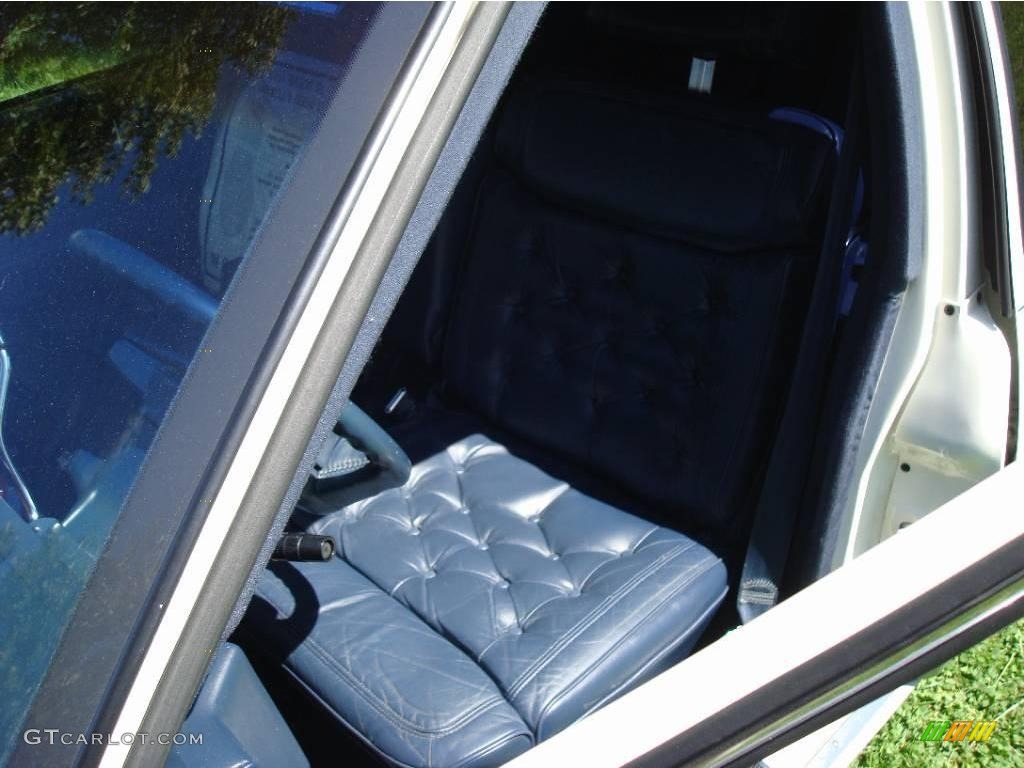 1990 Fleetwood Sedan - White / Blue photo #16