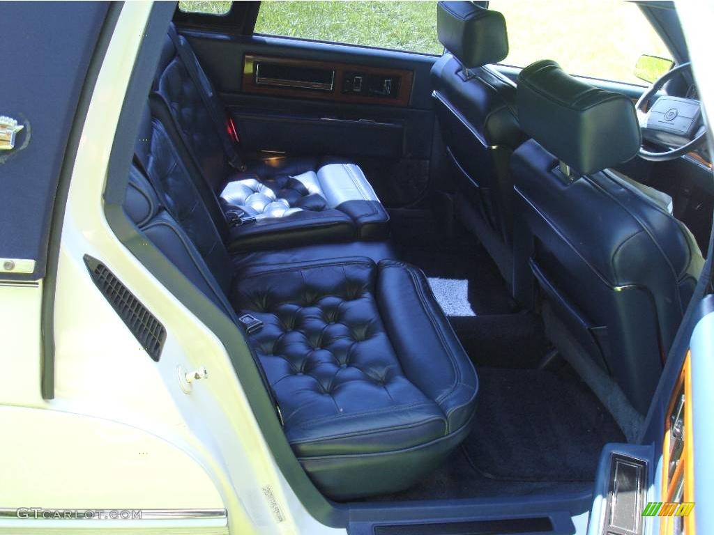 1990 Fleetwood Sedan - White / Blue photo #20