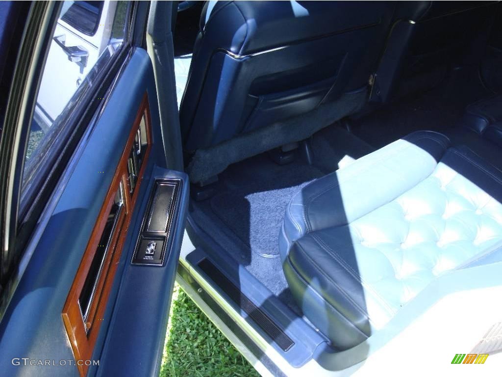 1990 Fleetwood Sedan - White / Blue photo #21