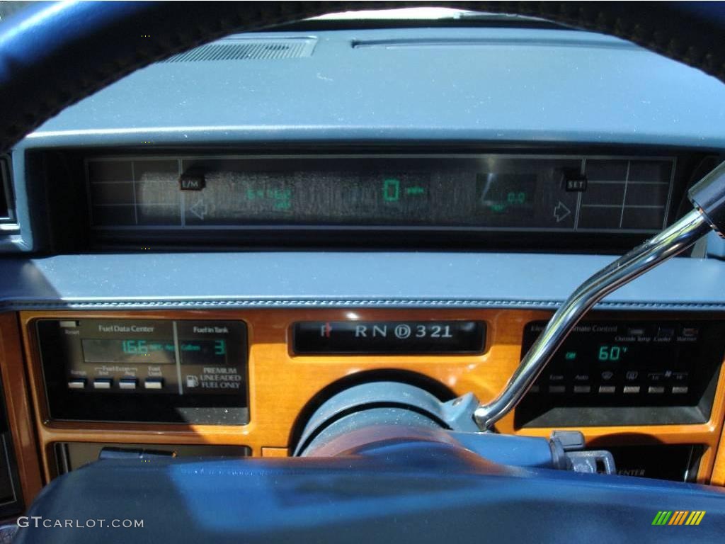 1990 Fleetwood Sedan - White / Blue photo #32