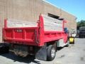 Bright Red - F550 Super Duty Regular Cab 4x4 Chassis Dump Truck Photo No. 3