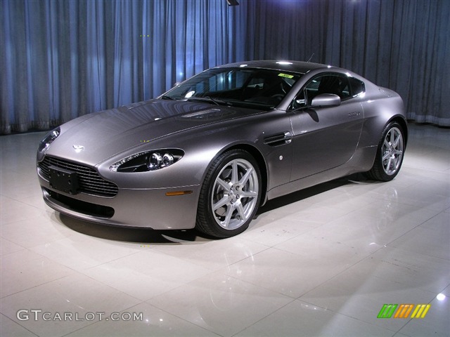 2007 V8 Vantage Coupe - Meteorite Silver / Black photo #1