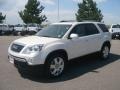 2010 White Diamond Tricoat GMC Acadia SLT AWD  photo #3