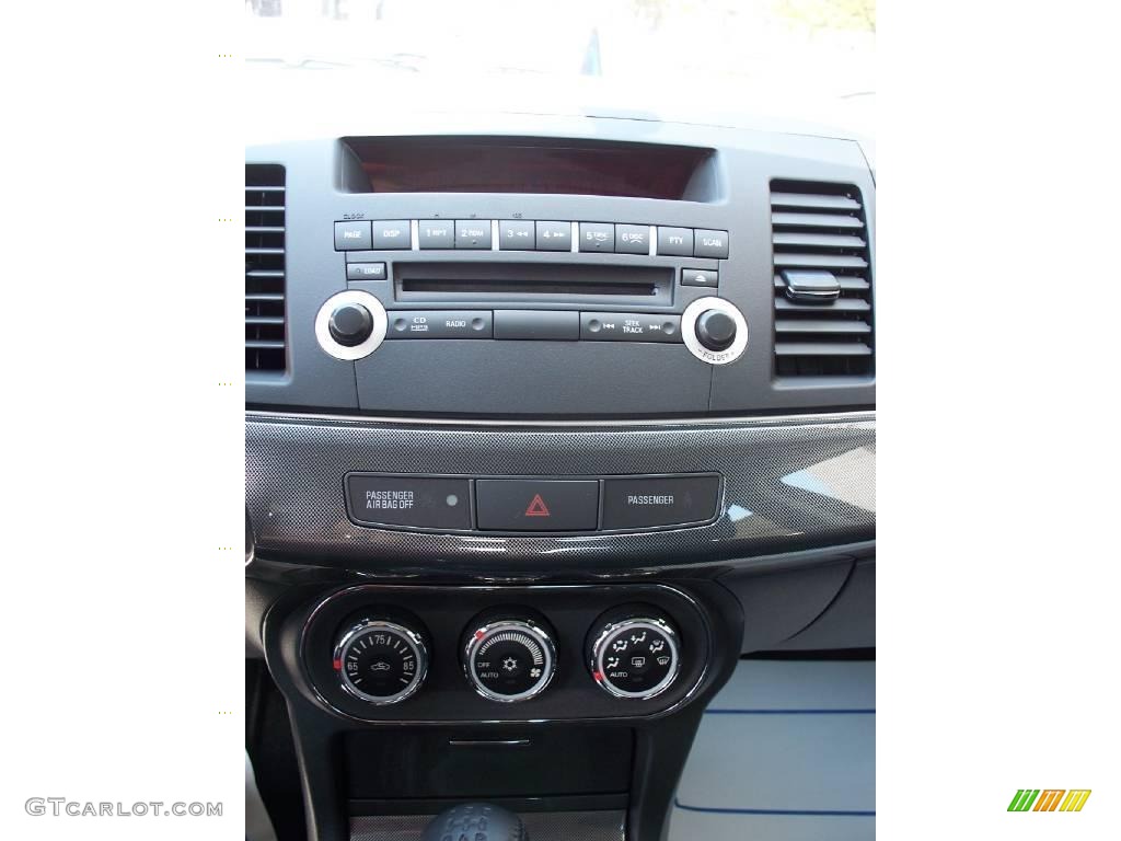 2010 Lancer Sportback GTS - Octane Blue Metallic / Black photo #9
