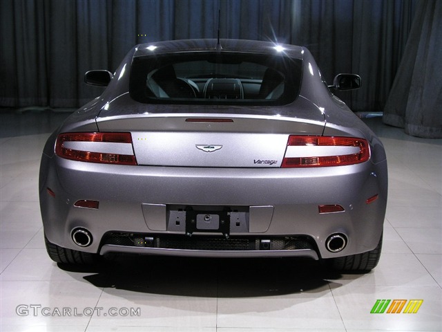 2007 V8 Vantage Coupe - Meteorite Silver / Black photo #20