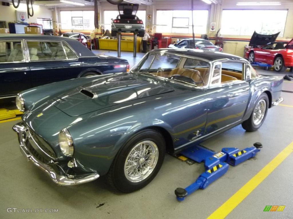 Casa Genziana Metallic (House Blue) 1956 Ferrari 250 GT Pinin Farina Coupe Speciale Exterior Photo #17272218