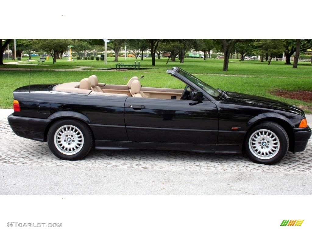 1995 3 Series 325i Convertible - Jet Black / Beige photo #20