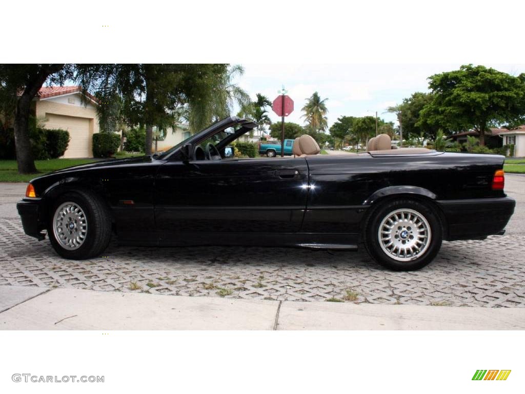 1995 3 Series 325i Convertible - Jet Black / Beige photo #23