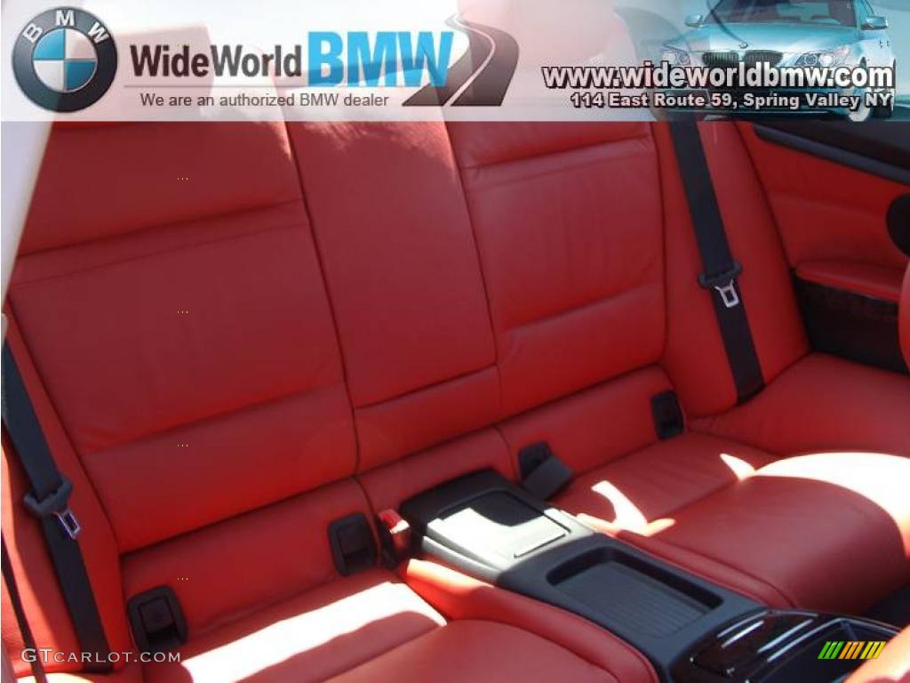 2007 3 Series 328xi Coupe - Alpine White / Coral Red/Black photo #9