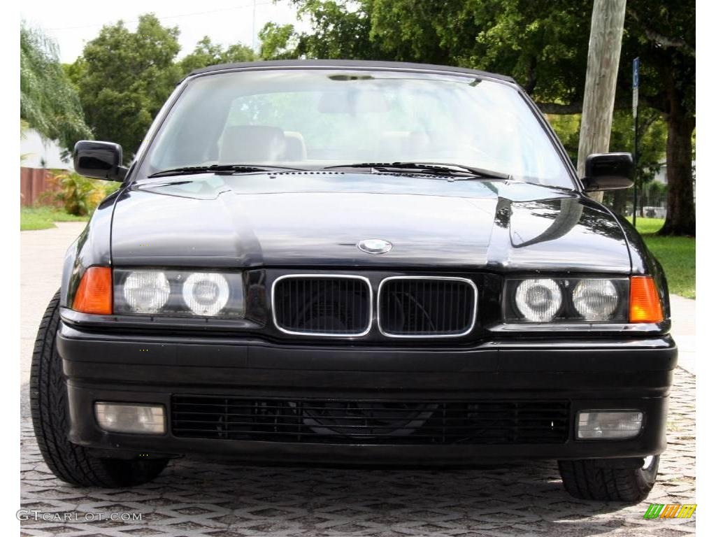 1995 3 Series 325i Convertible - Jet Black / Beige photo #30