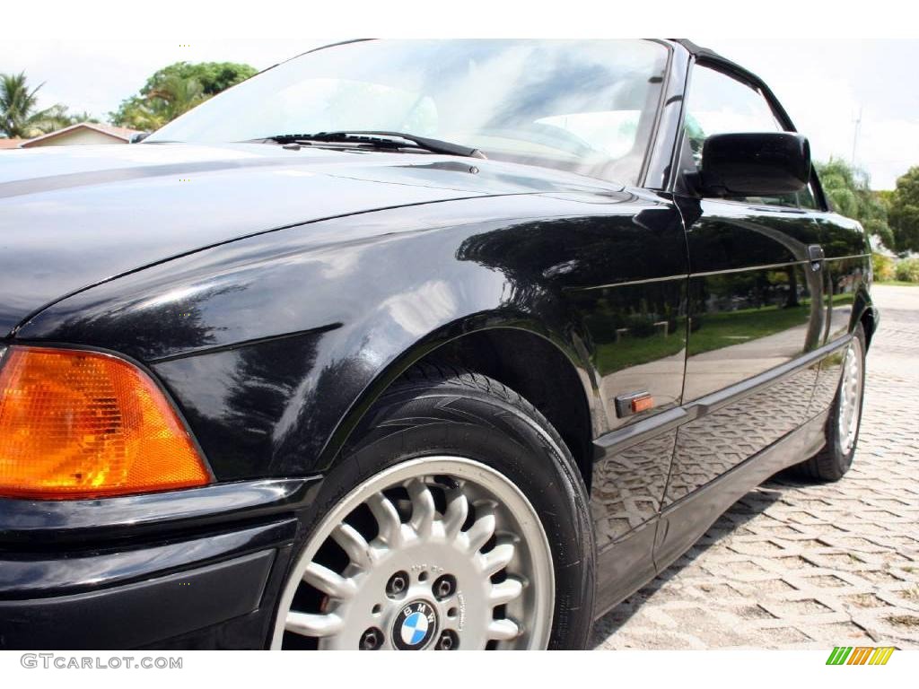 1995 3 Series 325i Convertible - Jet Black / Beige photo #31