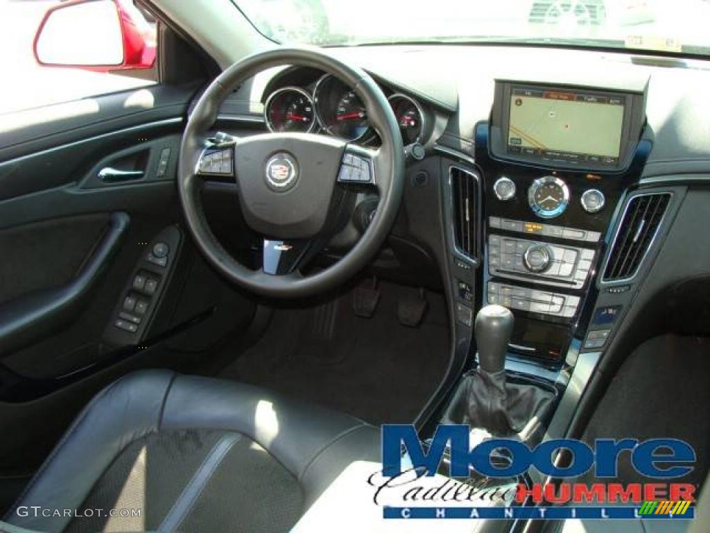 2009 CTS -V Sedan - Crystal Red / Ebony photo #6