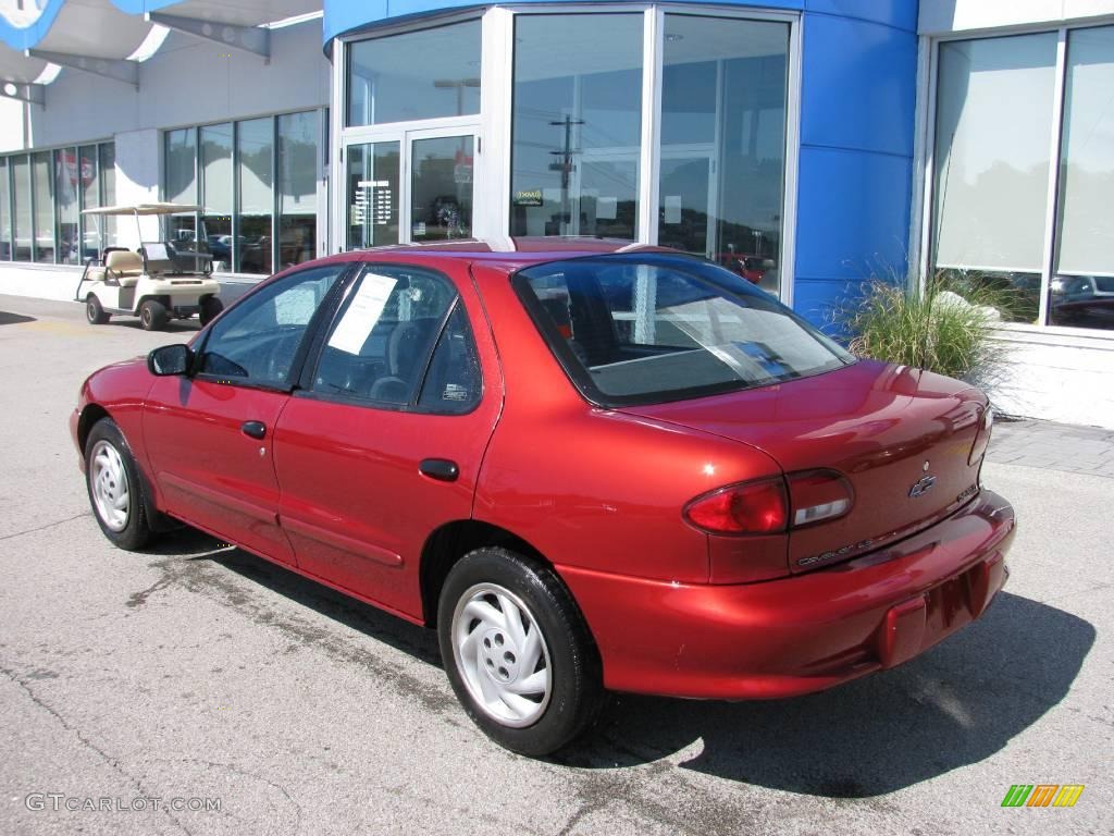 1996 Cayenne Red Metallic Chevrolet Cavalier LS Sedan 17258731 Photo
