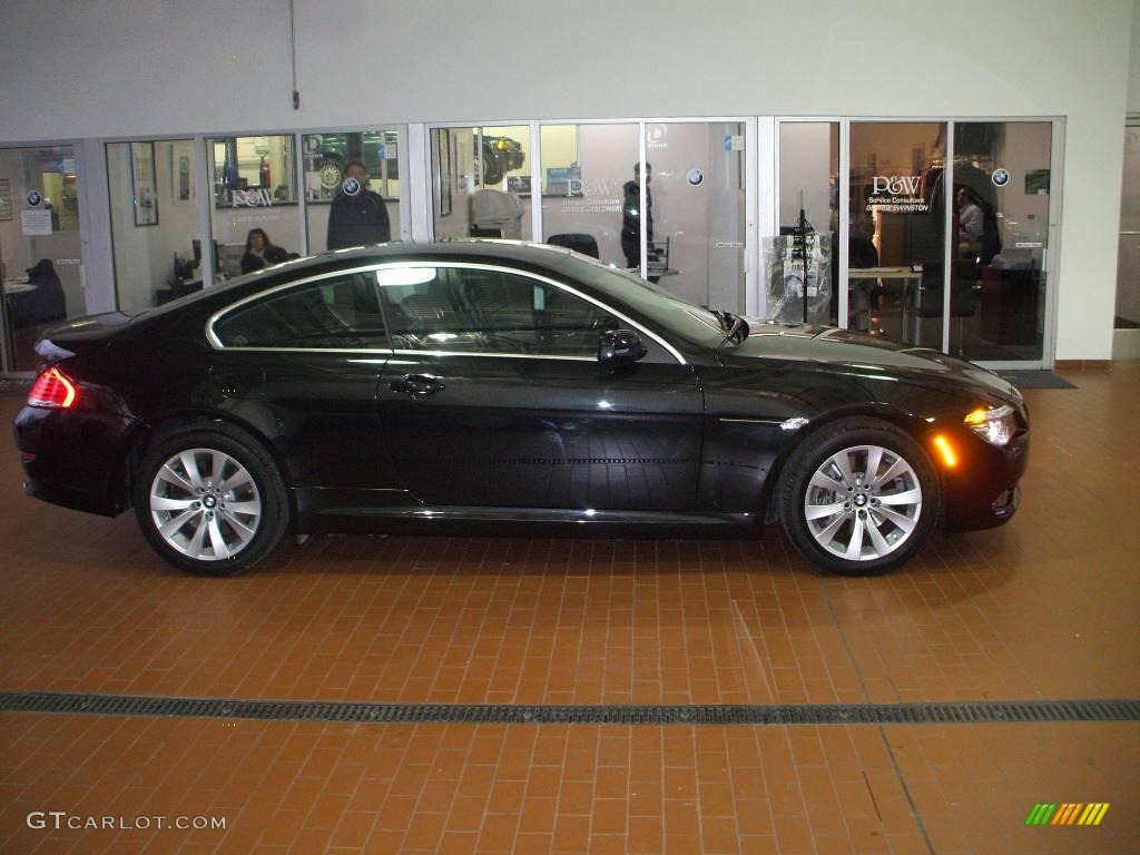 2008 6 Series 650i Coupe - Jet Black / Black photo #1