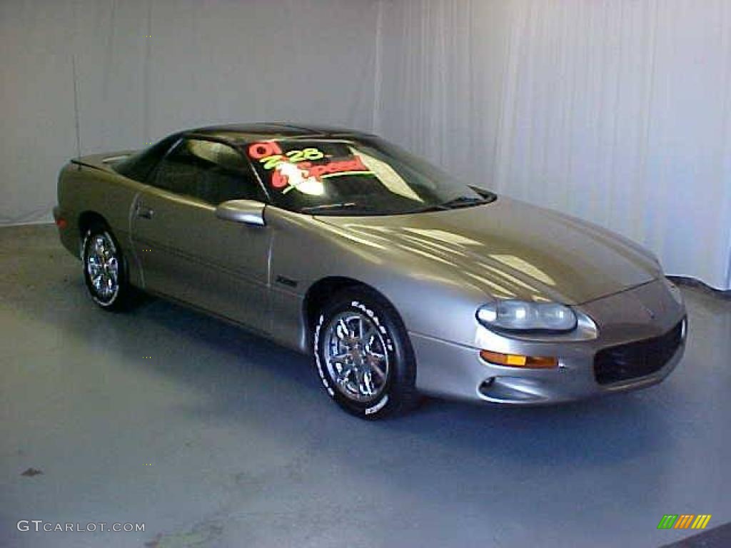 2001 Camaro Z28 Coupe - Light Pewter Metallic / Ebony photo #1