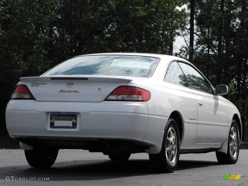 1999 Solara SLE V6 Coupe - White Diamond Pearl / Ivory photo #4