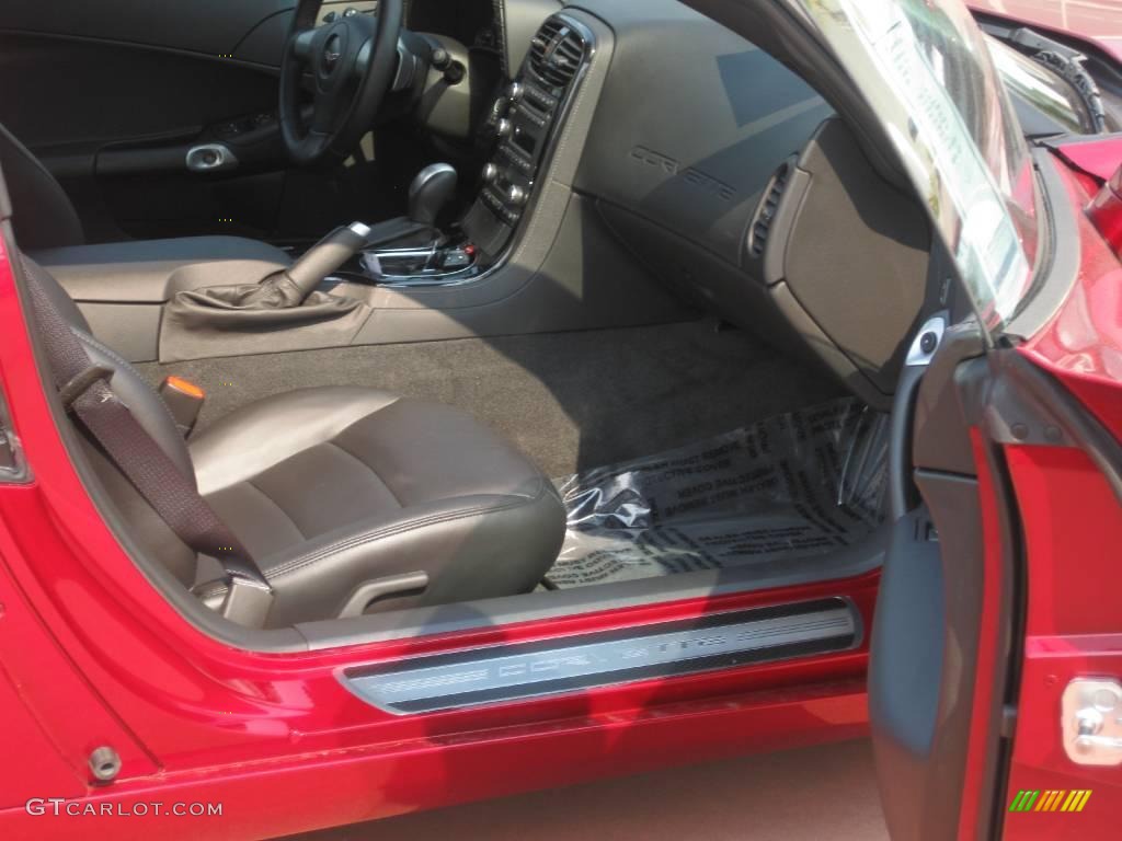 2008 Corvette Coupe - Crystal Red Metallic / Ebony photo #13