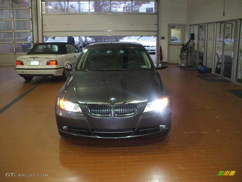 2006 3 Series 330i Sedan - Sparkling Graphite Metallic / Black photo #12