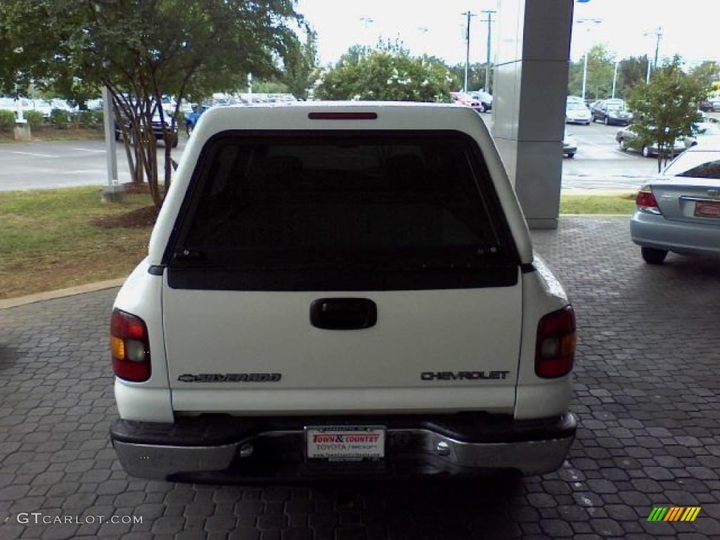 2002 Silverado 1500 Extended Cab - Summit White / Graphite Gray photo #5