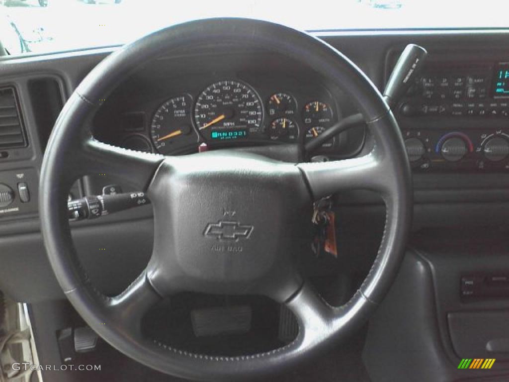 2002 Silverado 1500 Extended Cab - Summit White / Graphite Gray photo #8