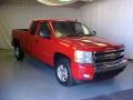 2007 Victory Red Chevrolet Silverado 1500 LT Extended Cab  photo #1