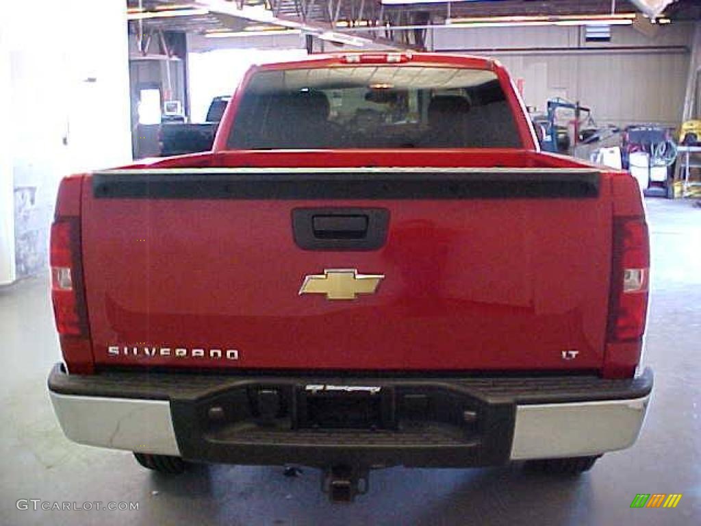 2007 Silverado 1500 LT Extended Cab - Victory Red / Ebony Black photo #4