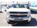 2009 Summit White Chevrolet Silverado 3500HD LS Regular Cab 4x4 Dually  photo #2