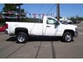 2009 Summit White Chevrolet Silverado 3500HD LS Regular Cab 4x4 Dually  photo #4