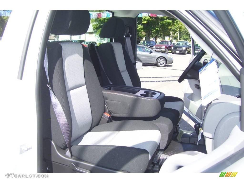 2009 Silverado 3500HD LS Regular Cab 4x4 Dually - Summit White / Dark Titanium photo #16