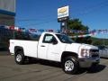 Summit White 2009 Chevrolet Silverado 3500HD Work Truck Regular Cab 4x4
