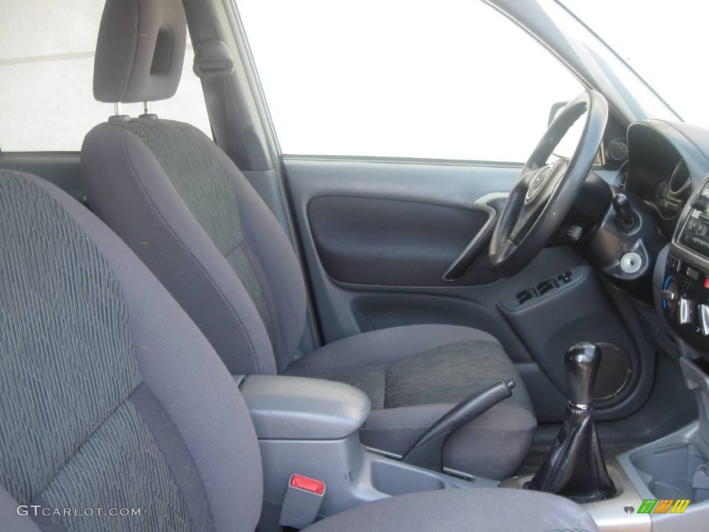2003 RAV4 4WD - Spectra Blue Mica / Gray photo #6