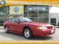 1995 Laser Red Metallic Ford Mustang V6 Coupe  photo #21