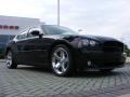 2008 Brilliant Black Crystal Pearl Dodge Charger R/T  photo #7