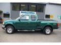 2000 Amazon Green Metallic Ford F150 XLT Extended Cab 4x4  photo #2