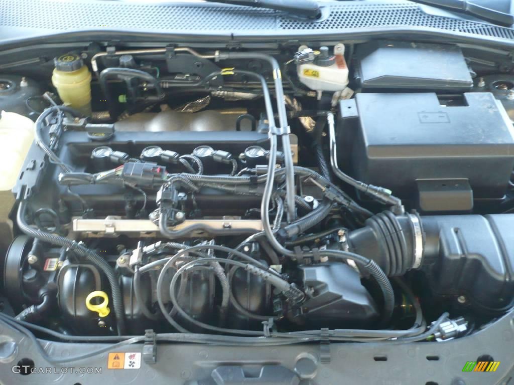 2005 Focus ZX4 ST Sedan - Liquid Grey Metallic / Charcoal/Charcoal photo #12