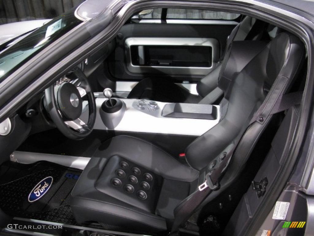 Ebony Black Interior 2006 Ford GT Standard GT Model Photo #17283674