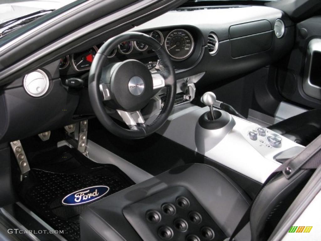 Ebony Black Interior 2006 Ford GT Standard GT Model Photo #17283682