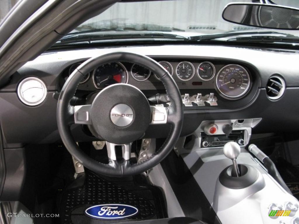 2006 Ford GT Standard GT Model Ebony Black Dashboard Photo #17283690