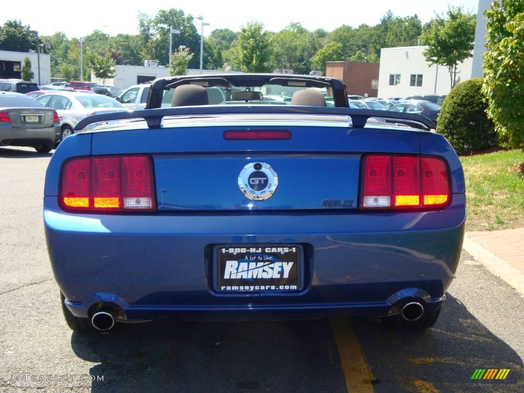 2006 Mustang GT Deluxe Convertible - Vista Blue Metallic / Dark Charcoal photo #11