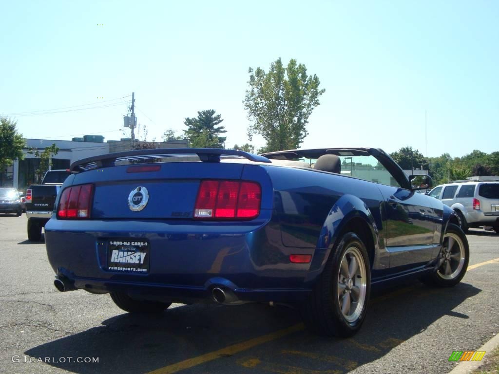 2006 Mustang GT Deluxe Convertible - Vista Blue Metallic / Dark Charcoal photo #12