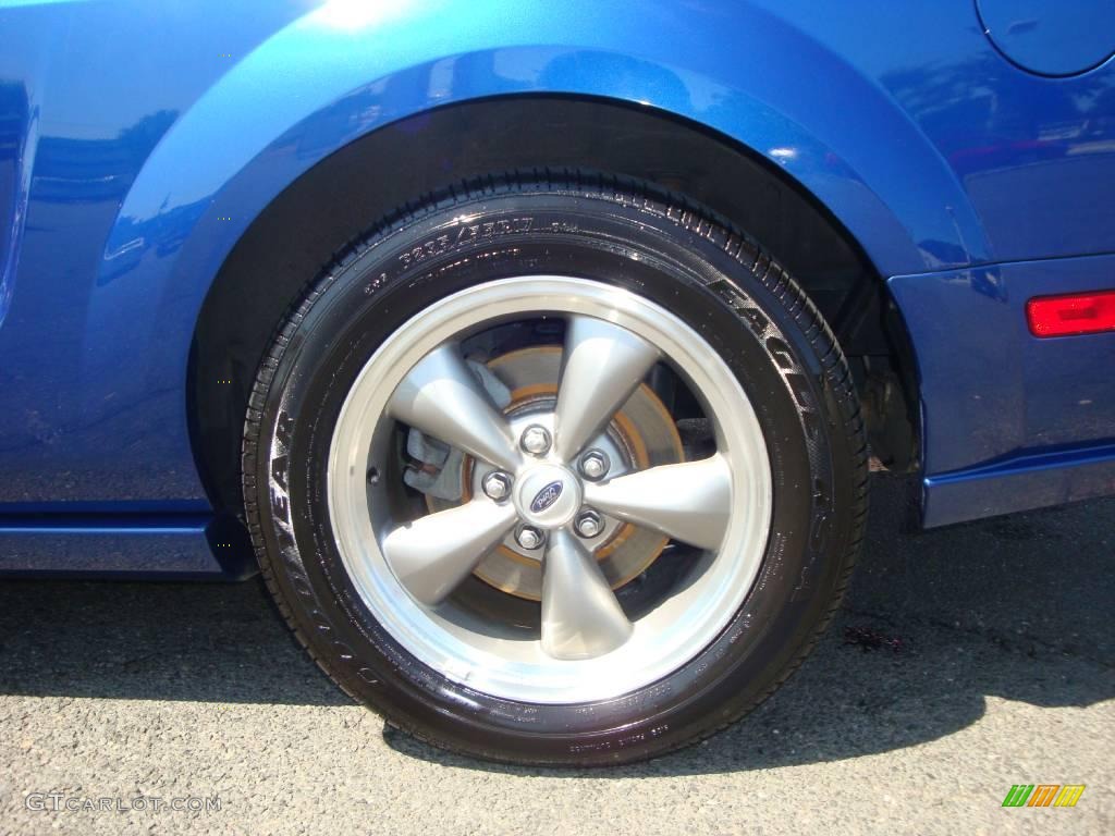 2006 Mustang GT Deluxe Convertible - Vista Blue Metallic / Dark Charcoal photo #43
