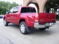 2008 Impulse Red Pearl Toyota Tacoma V6 PreRunner TRD Double Cab  photo #4