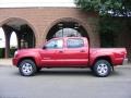2008 Impulse Red Pearl Toyota Tacoma V6 PreRunner TRD Double Cab  photo #19